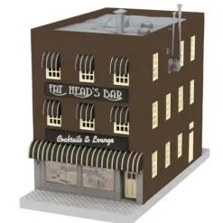 MTH 30-90439 O Fat Heads Bar 3-Story City Building w/Fire Escape - Your Source for Gaming Essentials* New