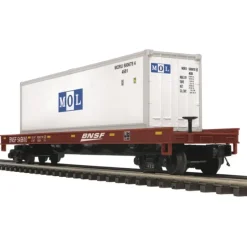 MTH 20-98985 O Flat w/40' Container, BNSF - Your Source for Gaming Essentials* New