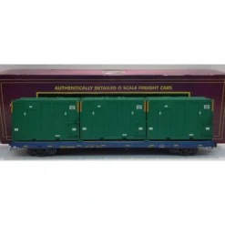 MTH 20-98887 O Gauge CSX 60' Flat Car #600037 w/ Trash Containers - Your Source for Gaming Essentials* Outlet