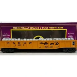 MTH 20-98813 O Gauge D&RGW Gondola #56318 with Coiled Wire Load - Your Source for Gaming Essentials* New
