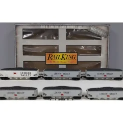 MTH 30-8006 O Gauge Lehigh Valley 4-Bay Die-Cast Hopper Car Set (Set of 6) VG/Box - Your Source for Gaming Essentials* Sale