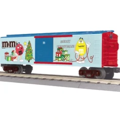 MTH 30-74782 O Gauge M&M's "Merry Christmas!" Box Car - Your Source for Gaming Essentials*
