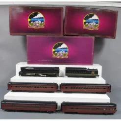 MTH 20-3519-1 O Gauge PRR T-1 Fleet of Modernism Steam Passenger Train Set - Your Source for Gaming Essentials*