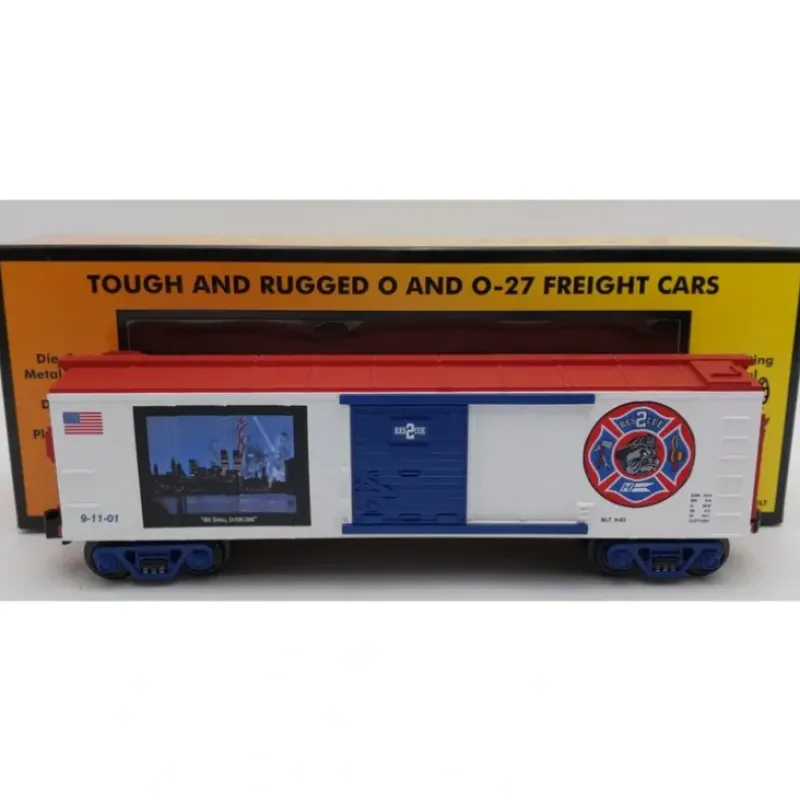 MTH 30-74087 O Gauge Rescue 2 - NY Skyline Boxcar NIB - Your Source for Gaming Essentials* Hot