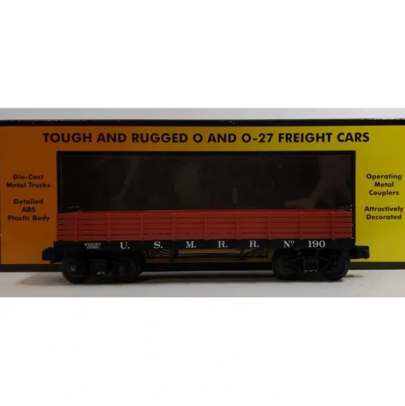 MTH 30-72085 O Gauge U.S. Military Railroad 19th Century Gondola Car #190 - Your Source for Gaming Essentials* Best