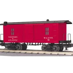 Hot MTH 30-77242 O Gauge W.A.R.R. Woodside Caboose/19th Century #56 - Your Source for Gaming Essentials Trains