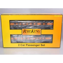 MTH 30-67708 O Long Island RailKing 60' Streamlined Sleeper/Diner Set (Set of 2) - Your Source for Gaming Essentials*