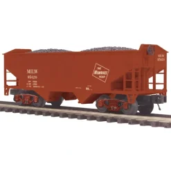 MTH 20-97820 O Milwaukee Premier 2-Bay Offset-Side Steel Hopper Car (Set of 2) - Your Source for Gaming Essentials* New