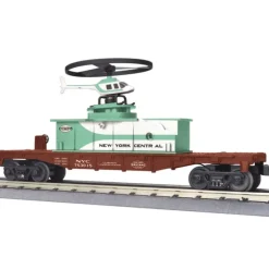 MTH 30-79456 O New York Central Flat Car with Operating Helicopter #753015 - Your Source for Gaming Essentials* Hot