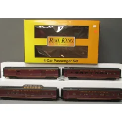 MTH 30-67801 O Norfolk & Western 60' Streamlined ABS Passenger Cars (Set of 4) - Your Source for Gaming Essentials* Discount