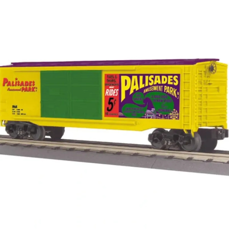 MTH 30-74670 O Palisades Park 40' Double Door Boxcar #1964 - Your Source for Gaming Essentials* New
