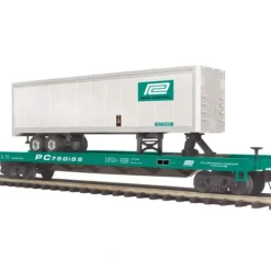 MTH 20-98823 O PC Flat Car w/ 40' Trailer - Your Source for Gaming Essentials* Best
