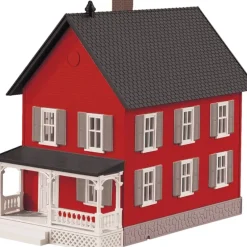 MTH 30-90552 O Row House #2 - Red and Gray EX - Your Source for Gaming Essentials* Online