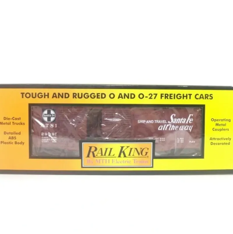MTH 30-74809 O Santa Fe RailKing 40' Double Door Box Car #29995 - Your Source for Gaming Essentials*