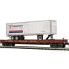 MTH 20-95122 O Trailer Train Transamerica Flat Car w/ 40' Trailer #102672 - Your Source for Gaming Essentials* Outlet
