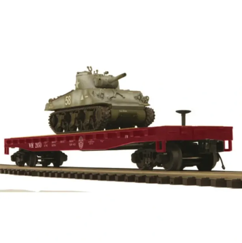 MTH 2098915 O WM Flatcar w/Sherman Tank - Your Source for Gaming Essentials* Online