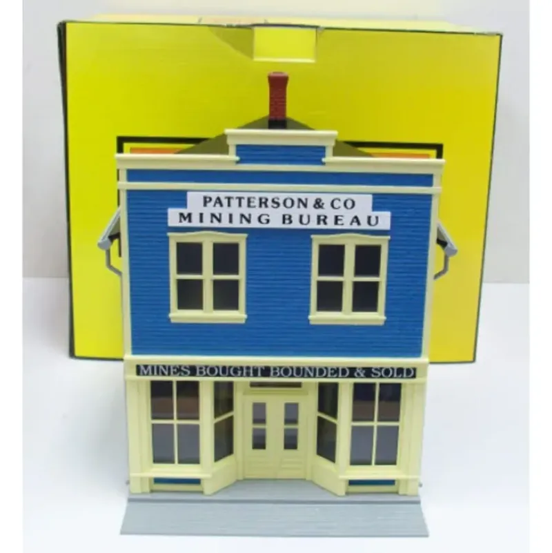 MTH 30-90275 Patterson & Co. Mining Bureau 2-Story Store Front Building - Your Source for Gaming Essentials* Sale