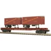 MTH 20-98817 PRR Flat Car w/2 Pup Trailers - Your Source for Gaming Essentials* Best