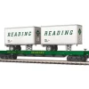 MTH 20-98867 Reading Flat Car with 2 20' Trailers - Your Source for Gaming Essentials* Best