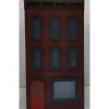 MTH 30-90372 Red Brick W/Brown Shutters 3-Story Town House # 1 - Your Source for Gaming Essentials* Clearance