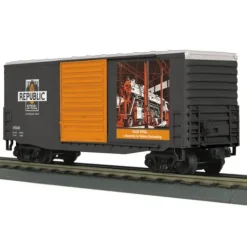 MTH 30-74690 Republic Steel 40' High Cube Box Car - Your Source for Gaming Essentials*