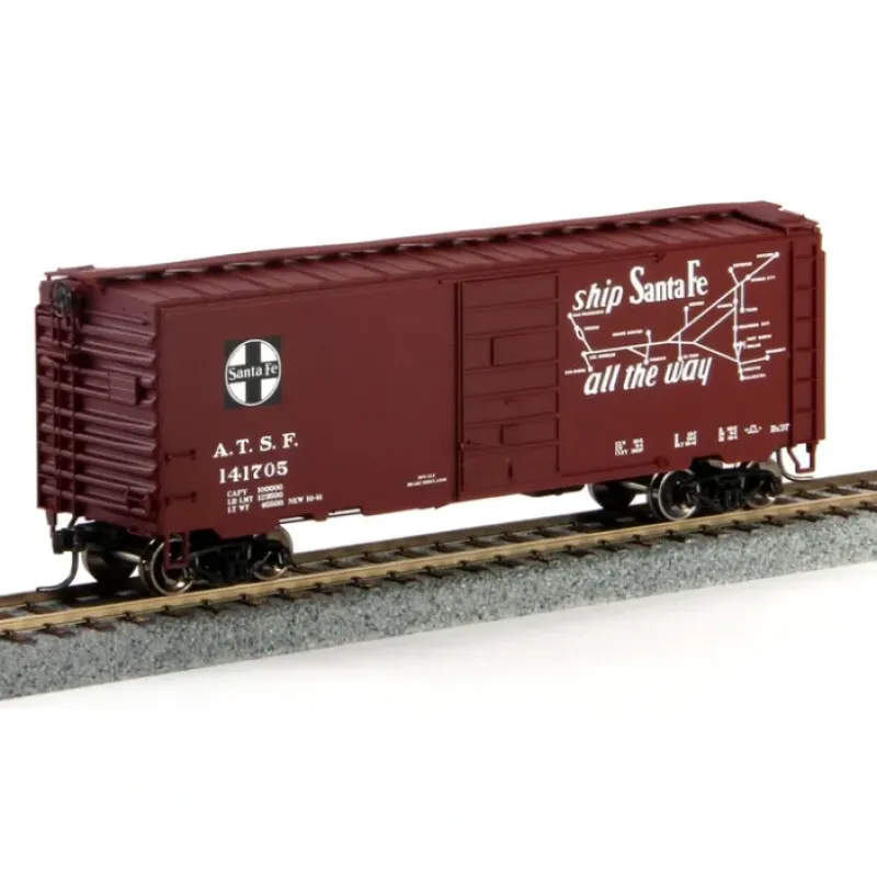 MTH 85-74077 Santa Fe HO Scale 40 PS-1 Boxcar #141705 - Your Source for Gaming Essentials Trains