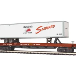 MTH 2098930 SBD FLAT CAR W/48' TRAILR - Your Source for Gaming Essentials* Online