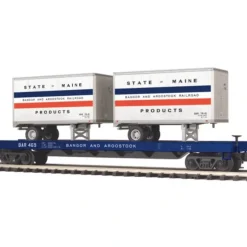 MTH 20-98866 ST OF MAINE FLAT CAR W/TR - Your Source for Gaming Essentials* Best