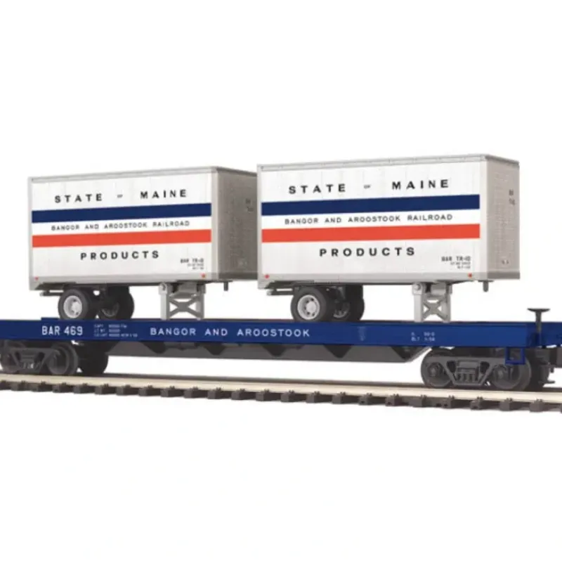 MTH 20-98866 ST OF MAINE FLAT CAR W/TR - Your Source for Gaming Essentials* Best