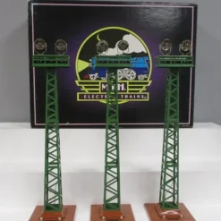 MTH 10-1044 Standard Gauge Flood Light Tower in Terra Cotta & Green #92 - Your Source for Gaming Essentials*