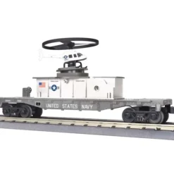 MTH 30-79339 US Navy Flat Car with Operating Helicopter - Your Source for Gaming Essentials* New
