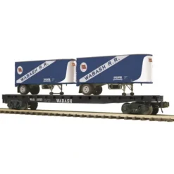 MTH 20-98820 Wabash Flat Car w/2 Pup Trailers - Your Source for Gaming Essentials* Online