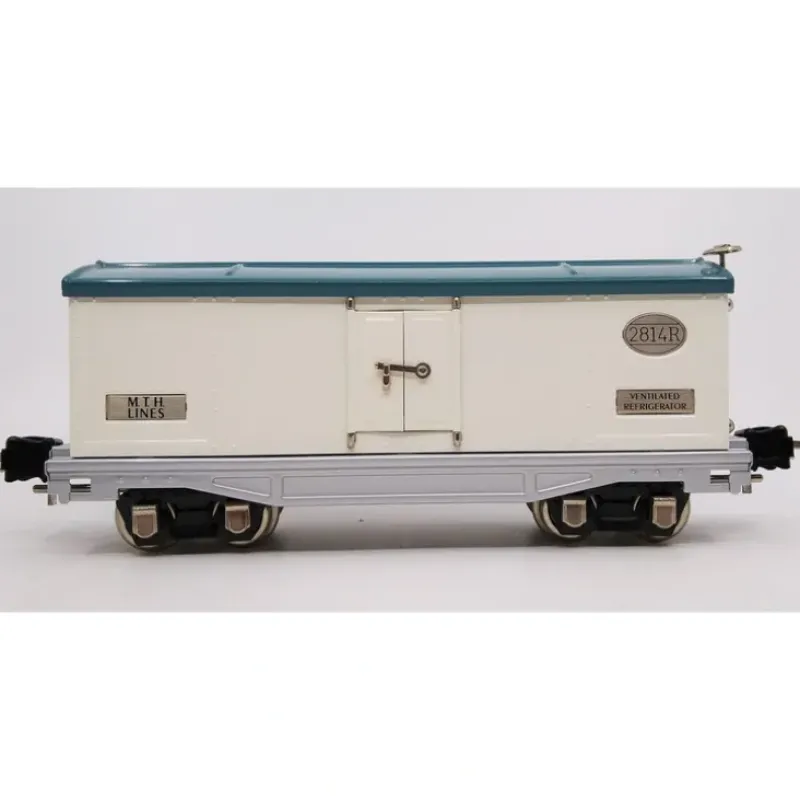MTH 11-70049 White Blue #2814R O Gauge Reefer Car - Your Source for Gaming Essentials* Clearance