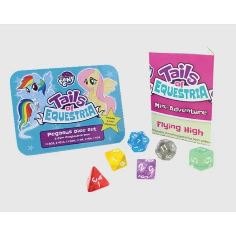 Dice>My Little Pony Tails of Equestria Dice Set - Pegasus - Your Source for Gaming Essentials