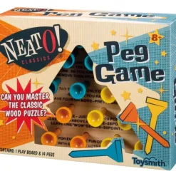 Toys-Neato Classics Wooden Peg Game Puzzle - Your Source for Gaming Essentials