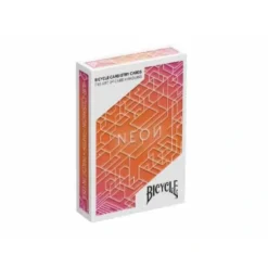 Cards-NEON Orange Aurora Bicycle Cardistry Cards - 1 Deck - Your Source for Gaming Essentials