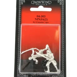 Tabletop Miniatures>Ninja (2) #04-303 Classic Ral Partha Fantasy RPG Metal Figure - Your Source for Gaming Essentials