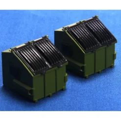 NJ International 6601 HO Scale 8 Yard Trash Container w/Opening Lids - Your Source for Gaming Essentials* Sale