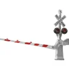 NJ International 2160 N Scale Red & White Crossing Gate Type "A" Signal (2) - Your Source for Gaming Essentials* Online