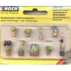 Noch 14011 Assrtd Flower Pots #1 9/ - Your Source for Gaming Essentials* Sale