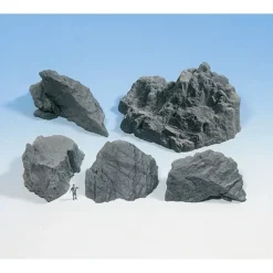 Noch 58451 HO Molded Foam Rock Pieces (Pack of 5) - Your Source for Gaming Essentials* Clearance