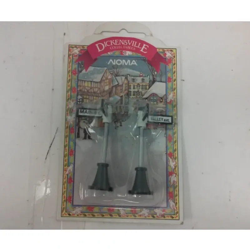 Noma 6188 O Dickensville Collectables Street Signs (Pack of 2) - Your Source for Gaming Essentials* Clearance