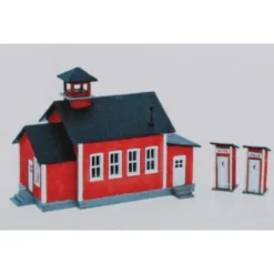 Northeastern Scale Models 30034 One-Room Schoolhouse w/2 Privies - Your Source for Gaming Essentials* Outlet