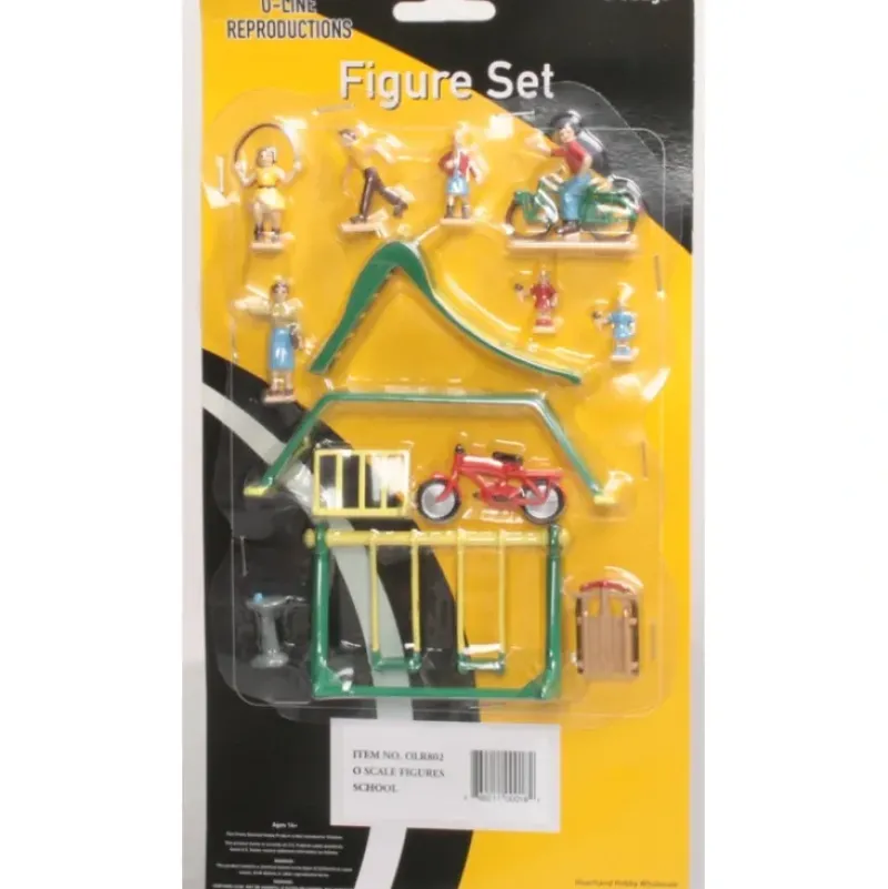 O-Line 802 School Figures and Accessories (Set of 14) - Your Source for Gaming Essentials* Clearance