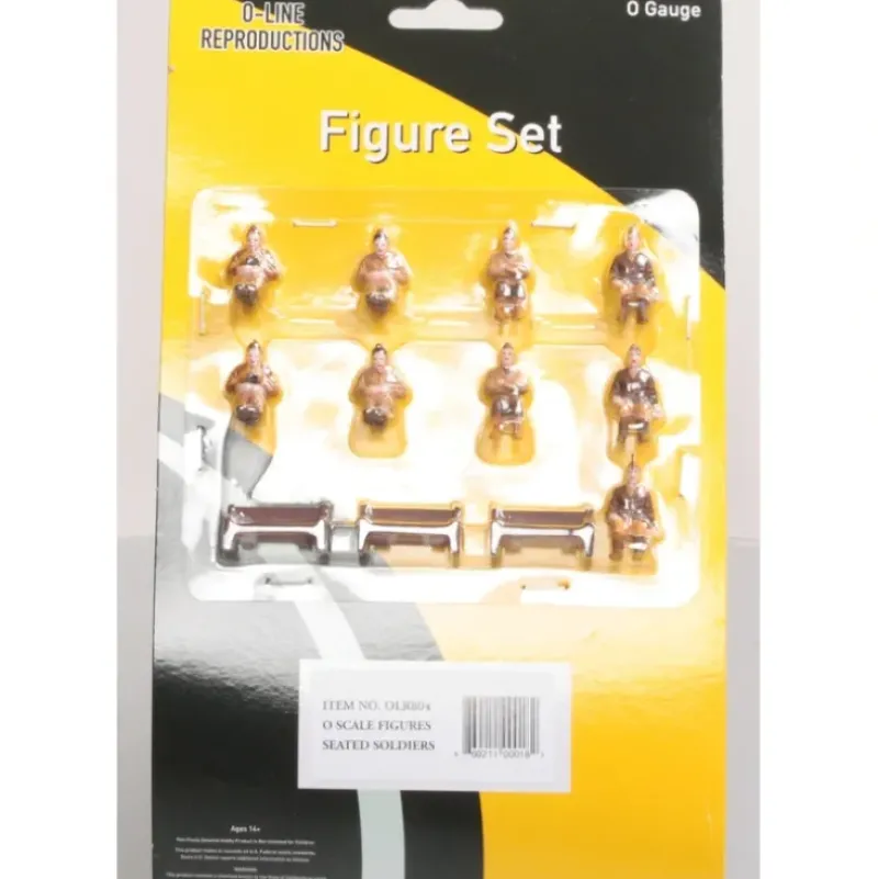 O-Line 804 Seated Soldiers & Benches Figure (Set of 12) - Your Source for Gaming Essentials* Clearance