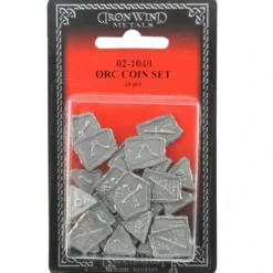 Tabletop Miniatures>Orc Coins (1/4 lb, ~24 Pieces) #02-1040 Classic Ral Partha Fantasy RPG Accessory - Your Source for Gaming Essentials