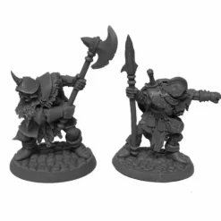 Tabletop Miniatures>Orcs of the Ragged Wound Leaders (2) 07014 Bones USA Unpainted Plastic Miniature - Your Source for Gaming Essentials