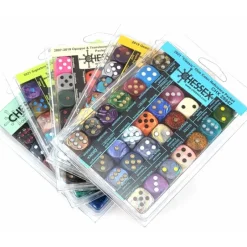 Dice-5-Pack Bundle of Chessex Reference Packs, 128 D6 Dice in Total - Your Source for Gaming Essentials