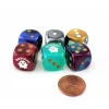 Dice>Pack of 6 Chessex Custom Engraved 16mm D6 Assorted Style Dice - Boo-Yah! - Your Source for Gaming Essentials
