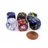 Dice>Pack of 6 Chessex Custom Engraved 16mm D6 Assorted Style Dice - Dumpster Fire - Your Source for Gaming Essentials